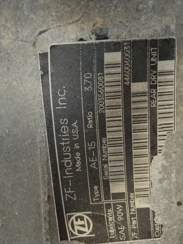 Diferencial trasero mercedes-benz clase ml (bm 163) 4460060031 - Imagen 5