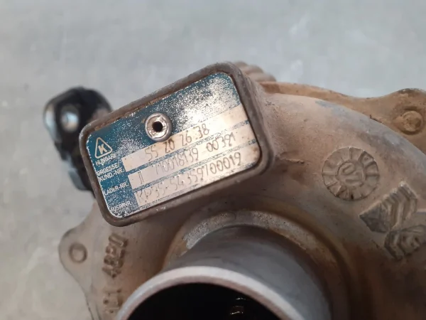 Turbocompresor opel combo (corsa c) 55202638 - Imagen 6