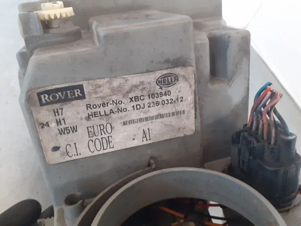 Faro derecho mg rover rover 75 (rj) 103940 - Imagen 2