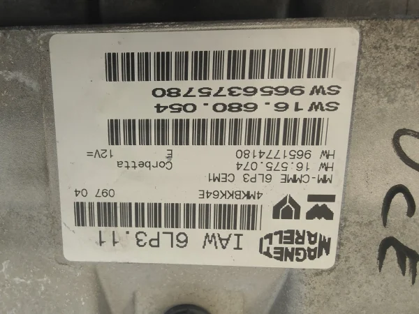 Centralita motor uce peugeot 407 9656375780 - Imagen 2