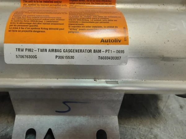 Airbag delantero derecho volvo v40 familiar 30615530 - Imagen 4