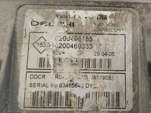 Centralita motor uce renault kangoo i (f/kc0) 8200498185 - Imagen 2